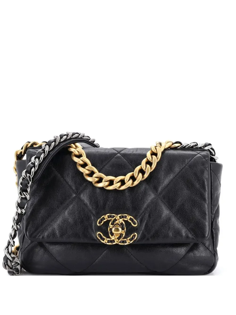 Chanel 19 Flap Bag Quilted Leather #281444C49B